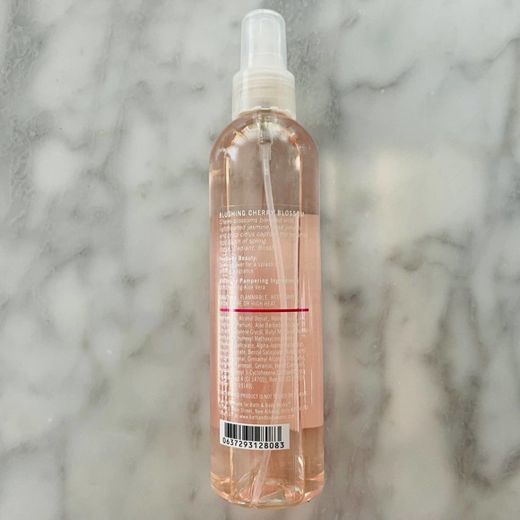 Bath & Body Works Blushing Cherry Blossom Body Splash Spray 99% 8oz Full Size - Picture 3 of 3